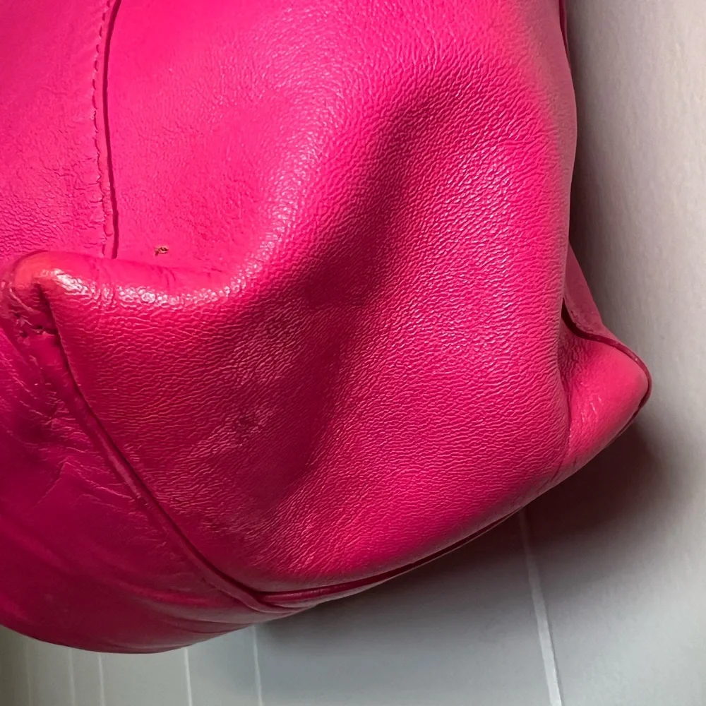 CELINE Horizontalkava Tote‎ Bag Pink Leather 100% authentic